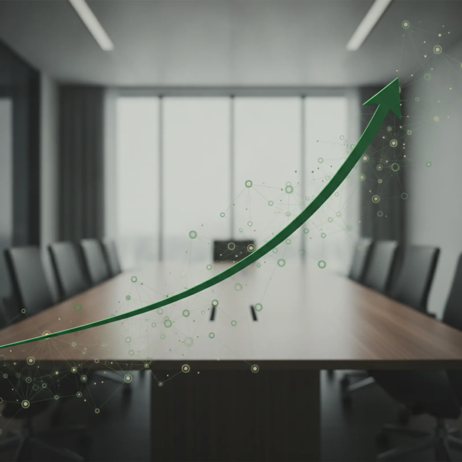 Abstract view representing partner channel economic forecasting